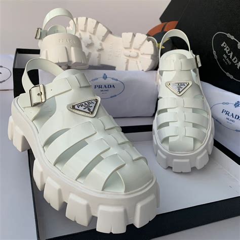 prada sandals with 3 stones|prada sandals for sale.